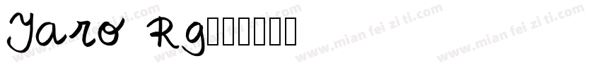 Yaro Rg字体转换